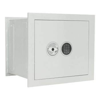 Rottner Wandtresor EN1 Stone SE 45 Premium Elektronikschloss weißaluminium T04940